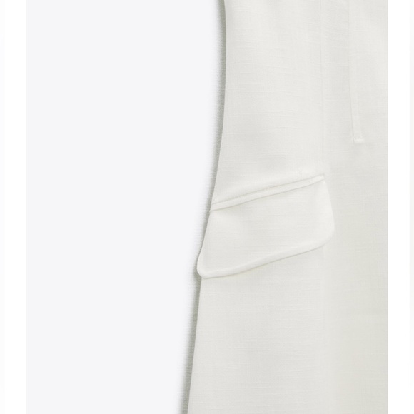 BNWT ZARA Elegant White Sleeveless Dress - Picture 7 of 7
